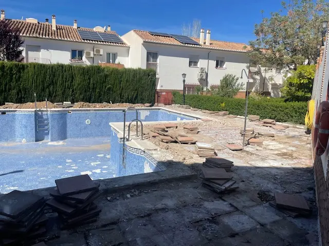 Reforma integral de piscina en Granada